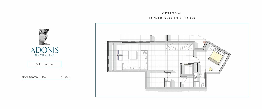 Biệt thự 4 phòng ngủ Adonis 84 của Síp 6 