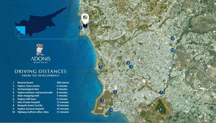 Biệt thự 4 phòng ngủ Adonis 84 của Síp 10